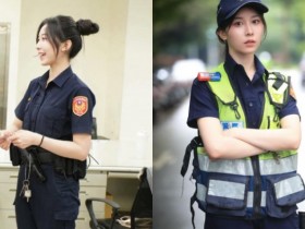 超仙「正妹女警察」讓網友都戀愛　大喊：請把我逮捕回家！
