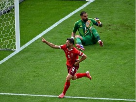 【博狗体育】欧洲杯-巴尔加斯传射 意大利0-2瑞士无缘8强